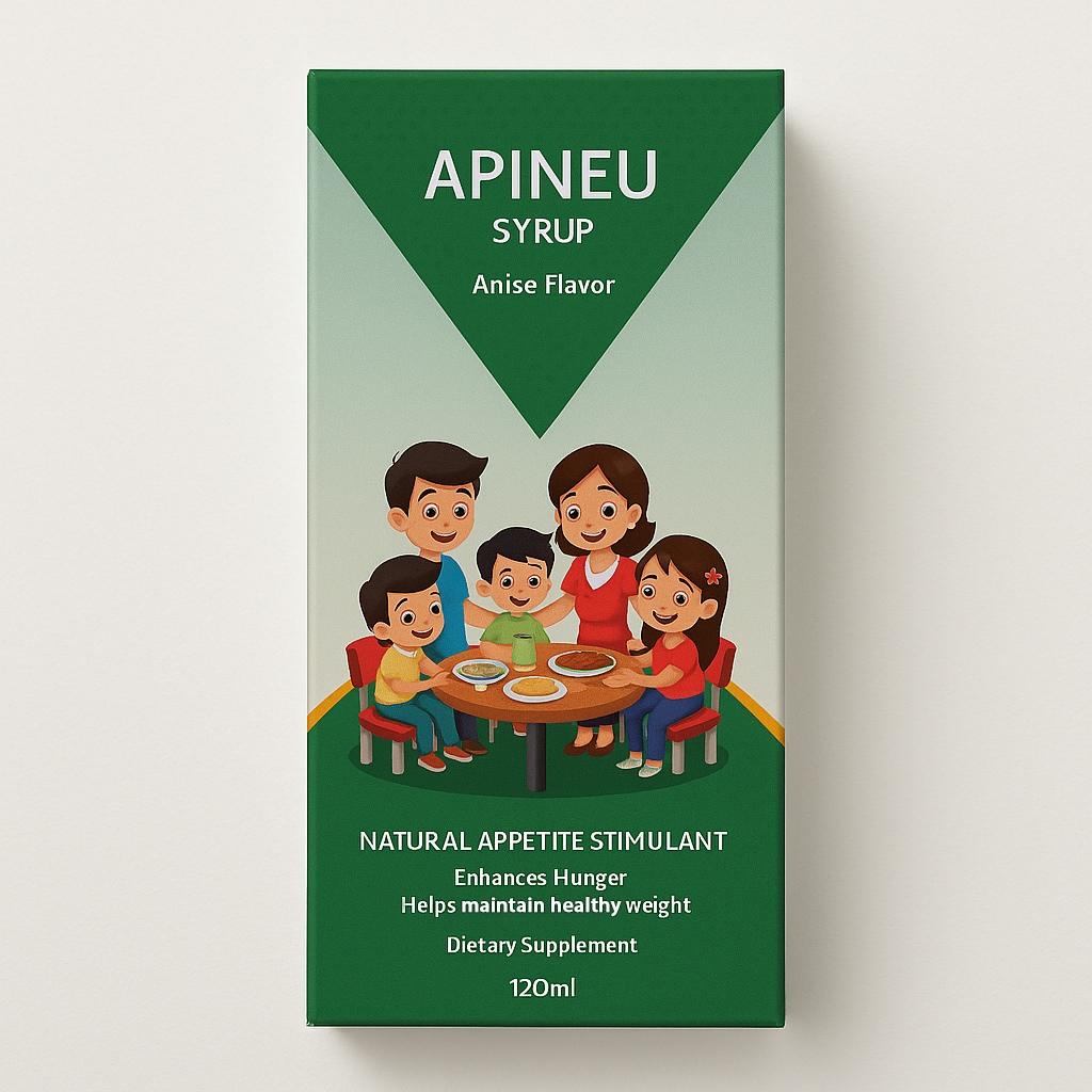 Apineu Syrup – Natural Appetite Booster & Weight Gain Support for Kids & Adults