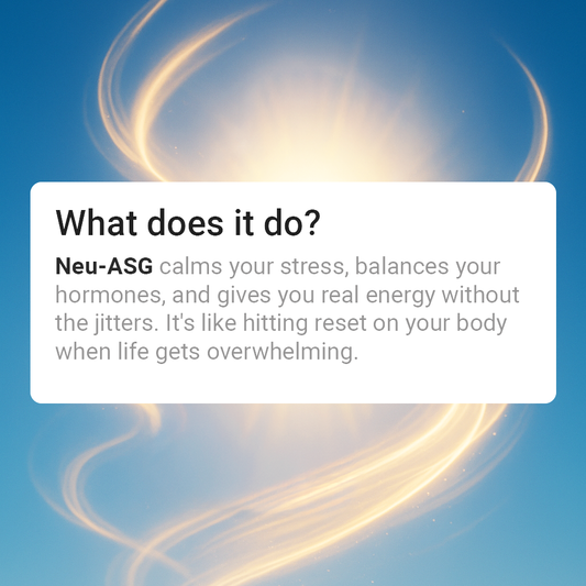Neu-Asg - Powered by Ashwagandha for Stress-Free Energy & Radiant Wellness