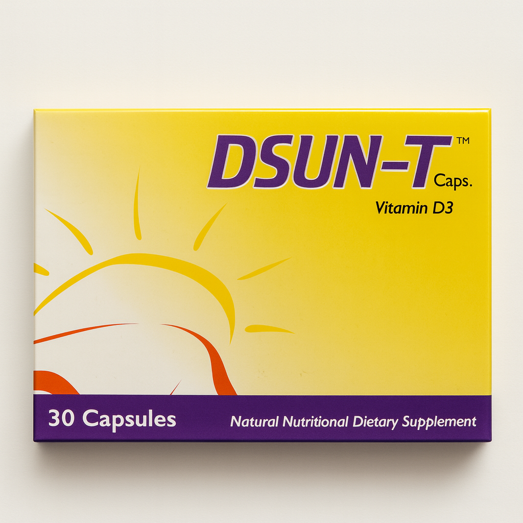DSun-T 2000 IU Daily Vitamin D3 for Immune Health & Bone Support