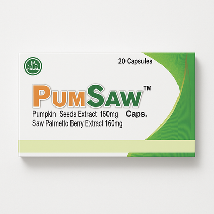 Pumsaw Pumpkin & Saw Palmetto – Natural DHT Blocker - Hair Loss Prevention & Prostate Support