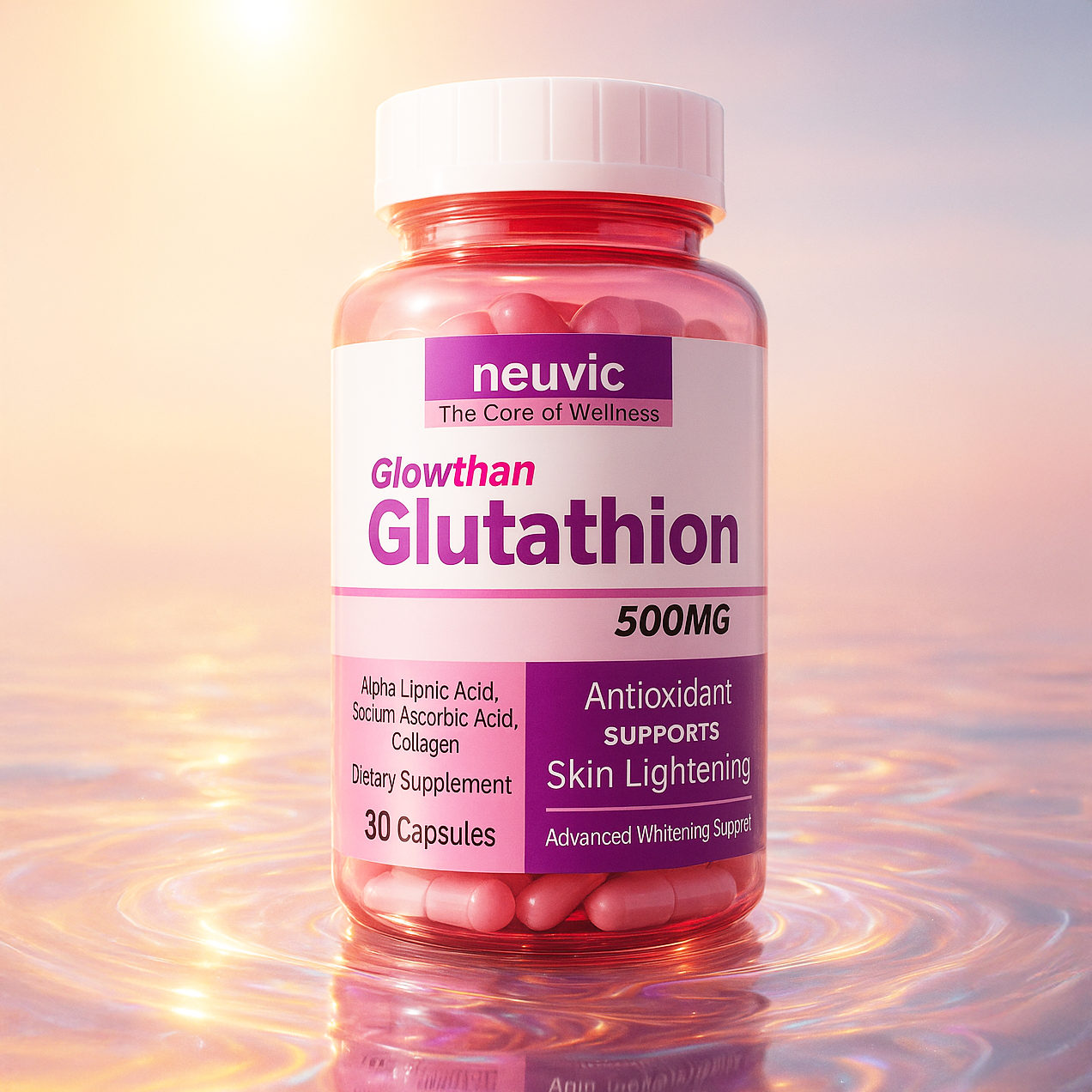 Glowthan - Advanced Glutathione Formula for Radiant Skin & Inner Glow Neuvic Glowthan - Advanced Glutathione Formula for Radiant Skin & Inner Glow Neuvic