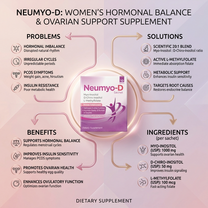 Neumyo-D: Women's Hormonal Balance & Ovarian Support Supplement